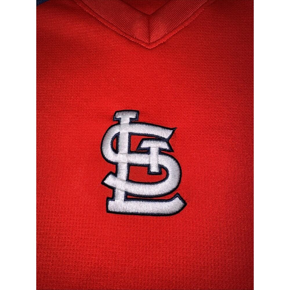 MLB Genuine Merchandise St Louis Cardinals Pullover Size XL Short Sleeve - Picture 2 of 8